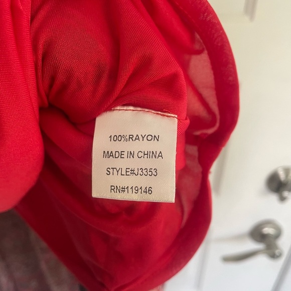 Jodifl V-neck Floral Midi Dress 3/4 Sleeve Side Skirs Bohemian Size Large - Picture 4 of 9